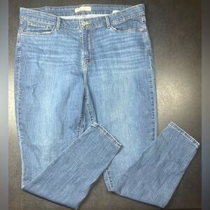 Signature By Levi’s Strauss Size 20 (35x30) High Rise Skinny Jeans